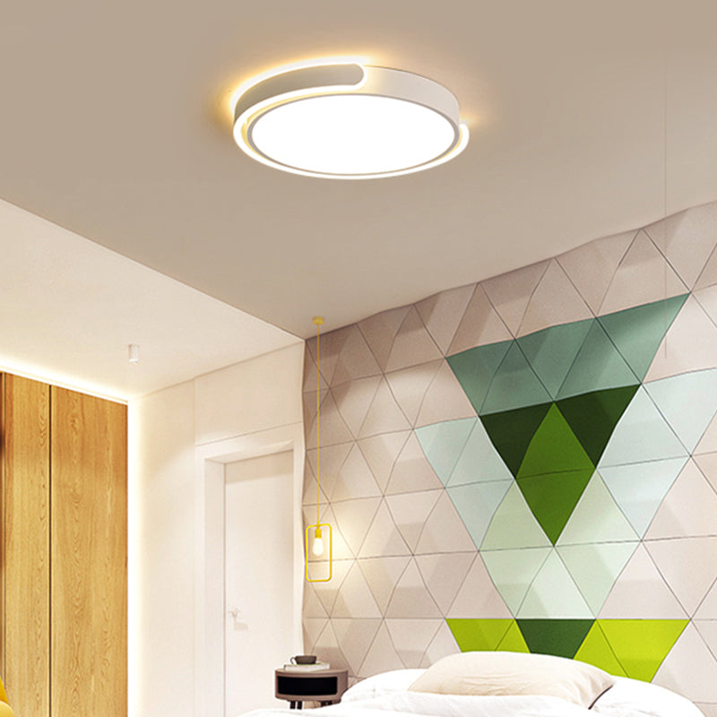 Lampe LED encastrée avec abat-jour en acrylique, plafonnier de Style moderne pour chambre à coucher