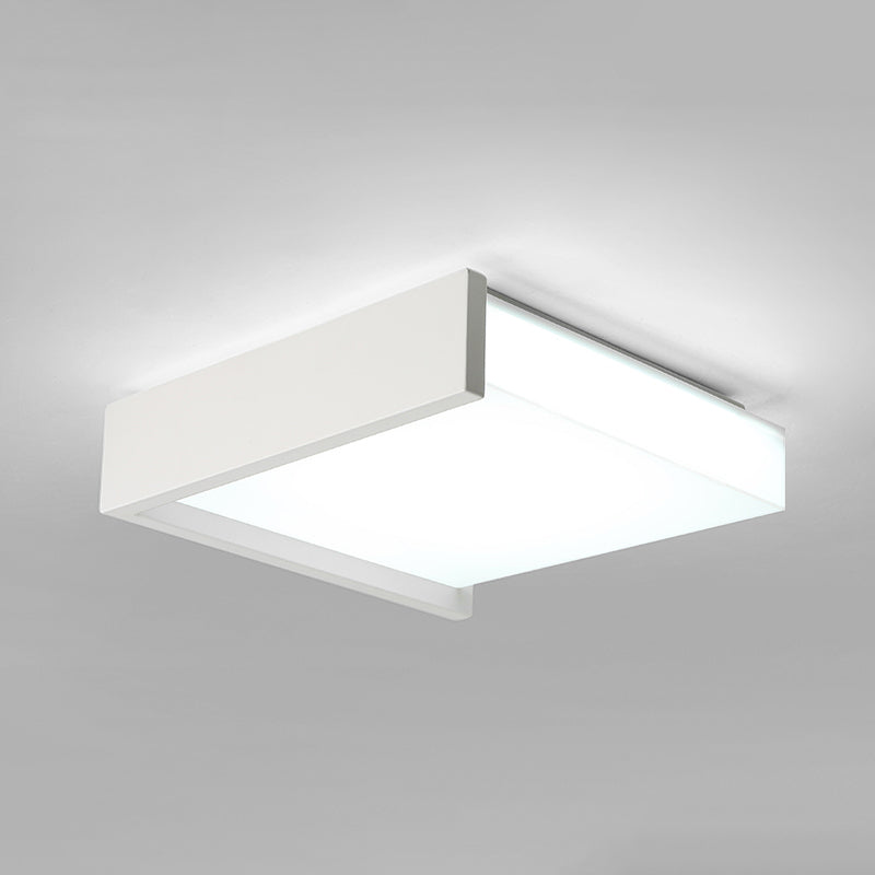 Lampe LED encastrée avec abat-jour en acrylique, plafonnier de Style moderne pour chambre à coucher