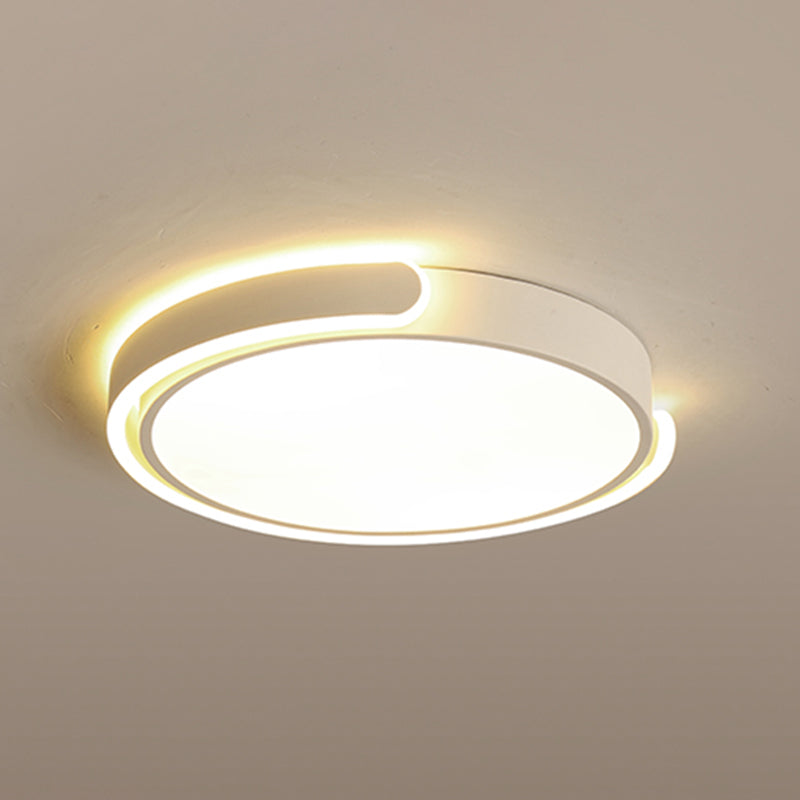 Lampe LED encastrée avec abat-jour en acrylique, plafonnier de Style moderne pour chambre à coucher
