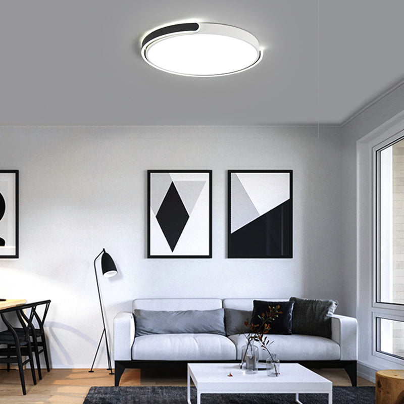 Lampe LED encastrée avec abat-jour en acrylique, plafonnier de Style moderne pour chambre à coucher