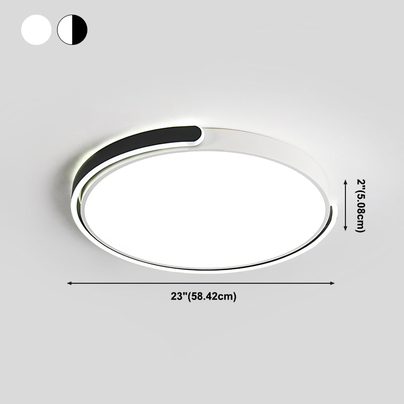 Lampe LED encastrée avec abat-jour en acrylique, plafonnier de Style moderne pour chambre à coucher