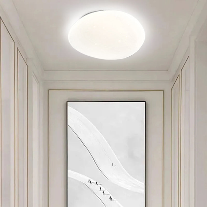 Lámpara LED de montaje empotrado, pantalla acrílica, luz de techo para sala de estar y comedor