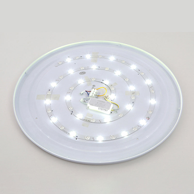 Lámpara LED de montaje empotrado, pantalla acrílica, luz de techo para sala de estar y comedor