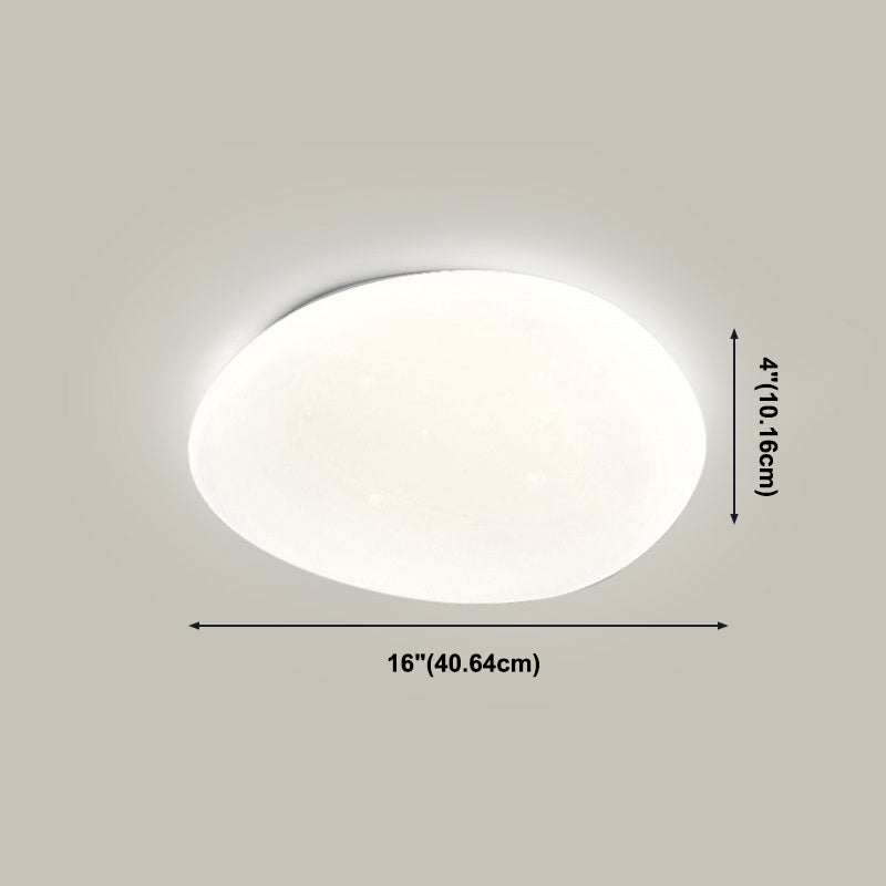 Lámpara LED de montaje empotrado, pantalla acrílica, luz de techo para sala de estar y comedor