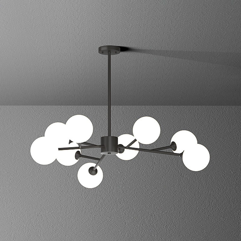Designer Style Globe Chandelier Light Fixtures Multi-Head Suspension Pendant Lamps for Living Room
