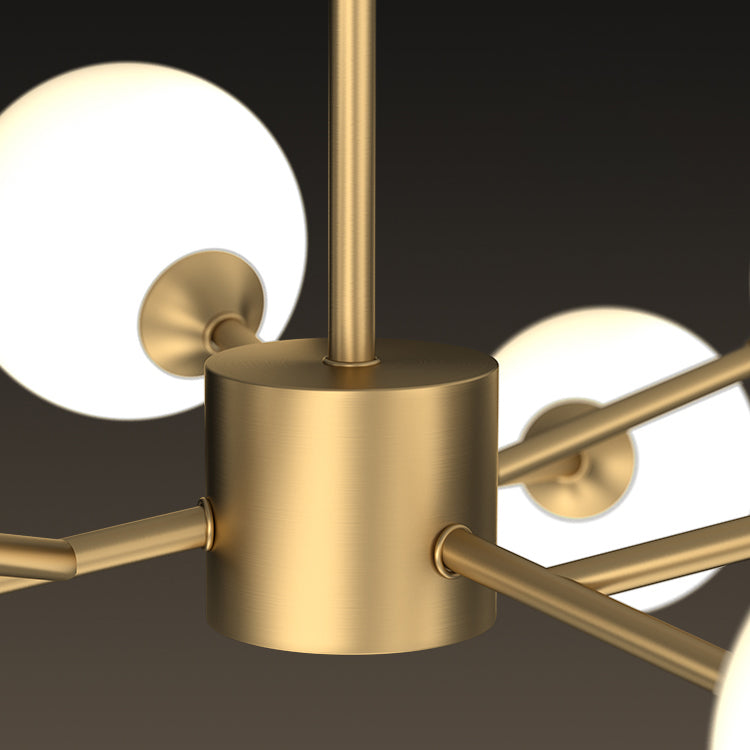 Designer Style Globe Chandelier Light Fixtures Multi-Head Suspension Pendant Lamps for Living Room