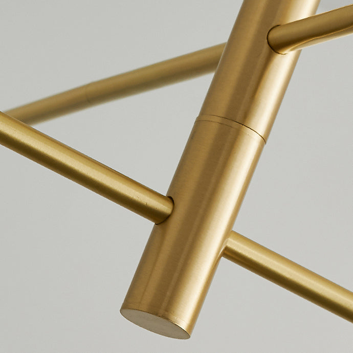 Designer Style Chandelier Light Fixtures Multi-Head Suspension Pendant Lamps with Glass Shade