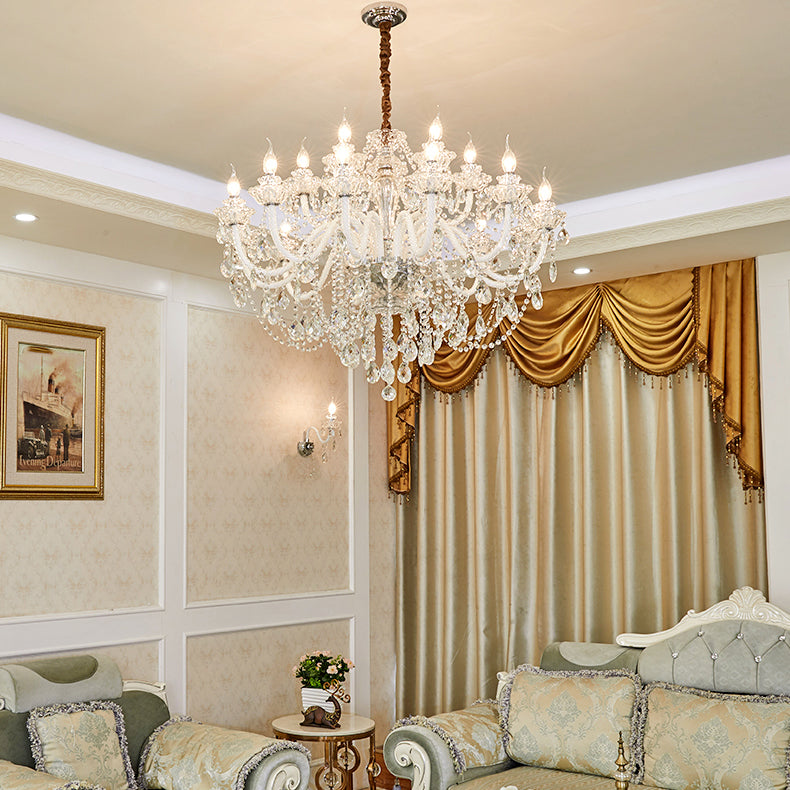 American Style Chandelier Crystal Multi Light Hanging Light for Bedroom