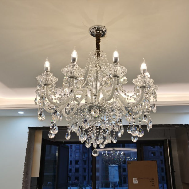 American Style Chandelier Crystal Multi Light Hanging Light for Bedroom