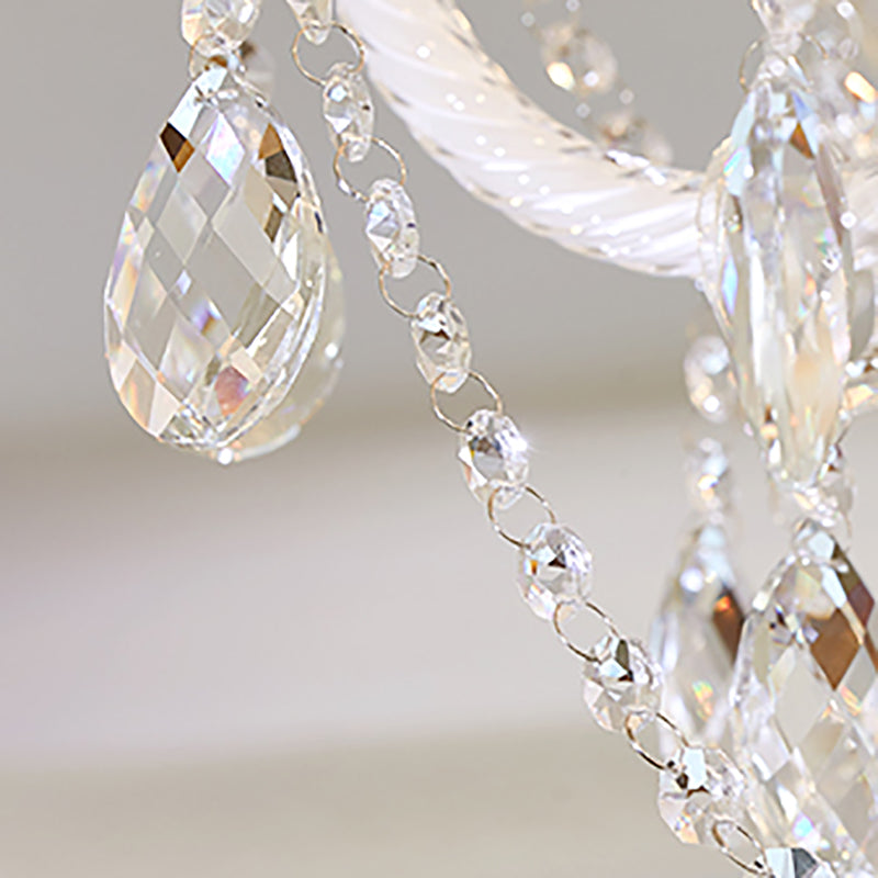 American Style Chandelier Crystal Multi Light Hanging Light for Bedroom