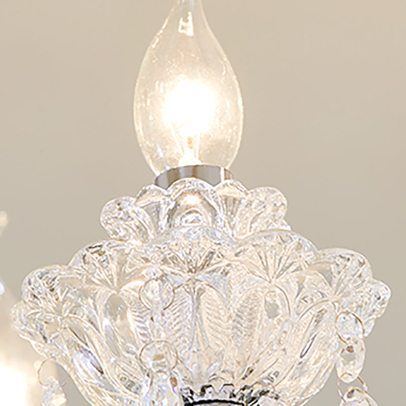 American Style Chandelier Crystal Multi Light Hanging Light for Bedroom