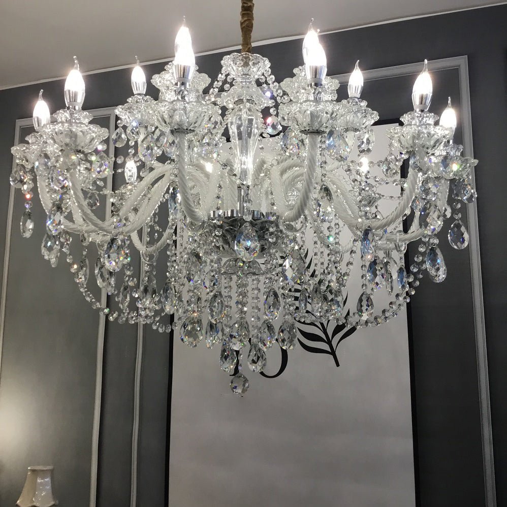 American Style Chandelier Crystal Multi Light Hanging Light for Bedroom