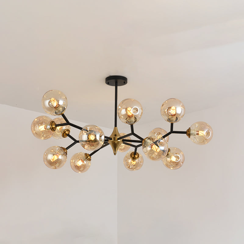 Modern Metal Chandelier Light Fixtures Multi-Head Suspension Pendant Lights for Restaurant