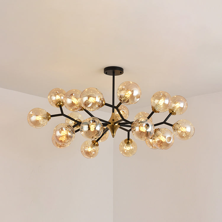 Modern Metal Chandelier Light Fixtures Multi-Head Suspension Pendant Lights for Restaurant