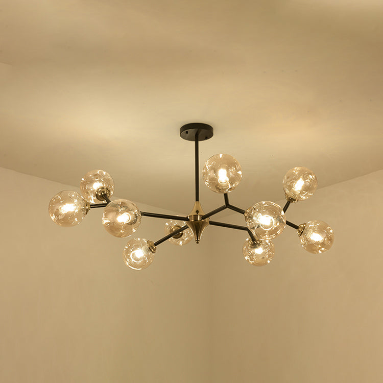 Modern Metal Chandelier Light Fixtures Multi-Head Suspension Pendant Lights for Restaurant