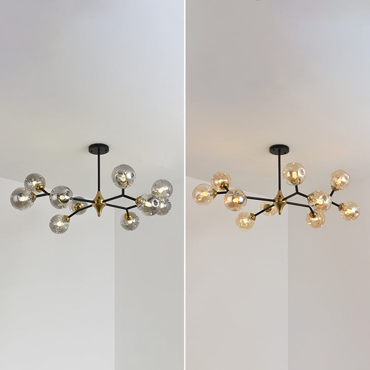 Modern Metal Chandelier Light Fixtures Multi-Head Suspension Pendant Lights for Restaurant