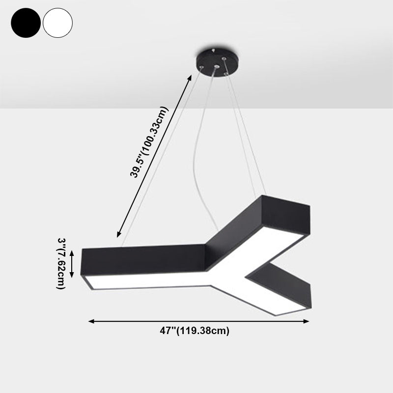 Simplicity Hanging Lamps LED Pendant Lighting Fixtures for Office Sitting Room