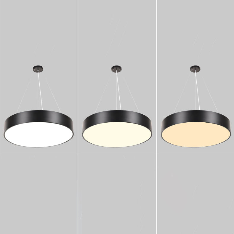 Lampes suspendues moderniste en métal avec des luminaires d'éclairage pendentif à LED à l'ombre acrylique
