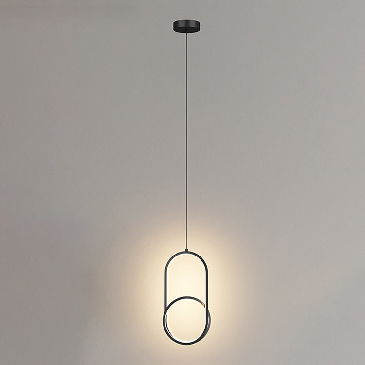 Metal Modernist Hanging Lamps Silicone Shade LED Pendant Lighting Fixtures