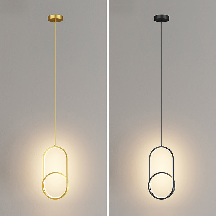 Metal Modernist Hanging Lamps Silicone Shade LED Pendant Lighting Fixtures