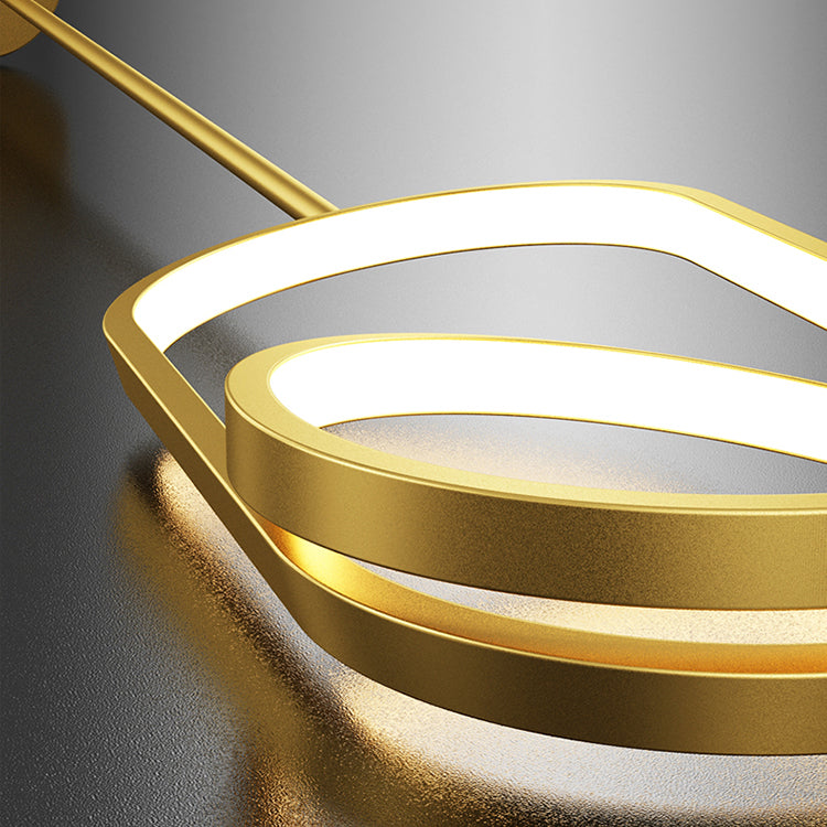 Metal Modernist Hanging Lamps Silicone Shade LED Pendant Lighting Fixtures