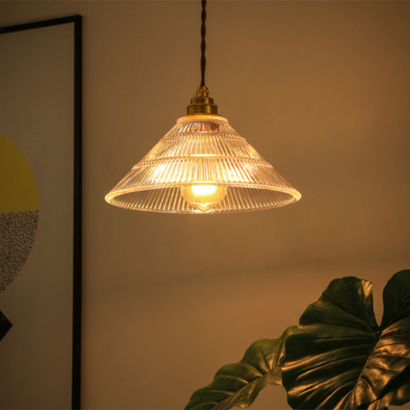 1 nuance de cône lumineux suspension de la lumière suspendue de style moderne pour le salon
