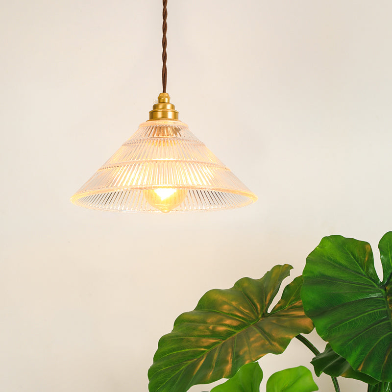 1 nuance de cône lumineux suspension de la lumière suspendue de style moderne pour le salon