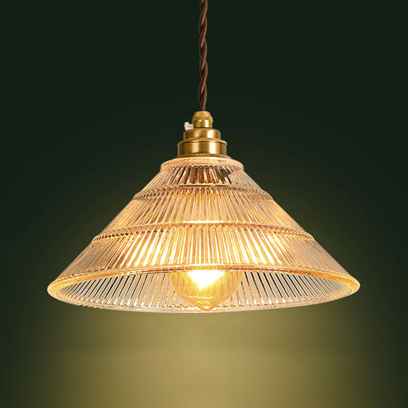 1 nuance de cône lumineux suspension de la lumière suspendue de style moderne pour le salon