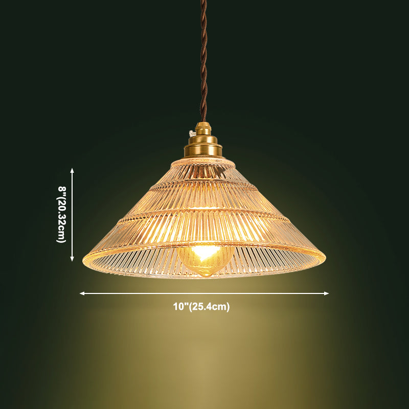 1 nuance de cône lumineux suspension de la lumière suspendue de style moderne pour le salon