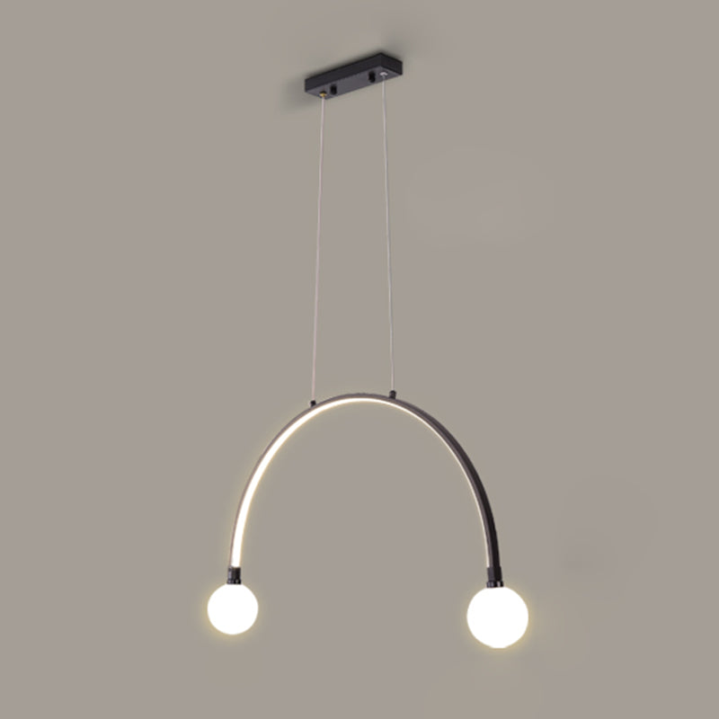 Modern Style Pendant Light LED Ball Shade Chandelier Light for Dining Room Kitchen