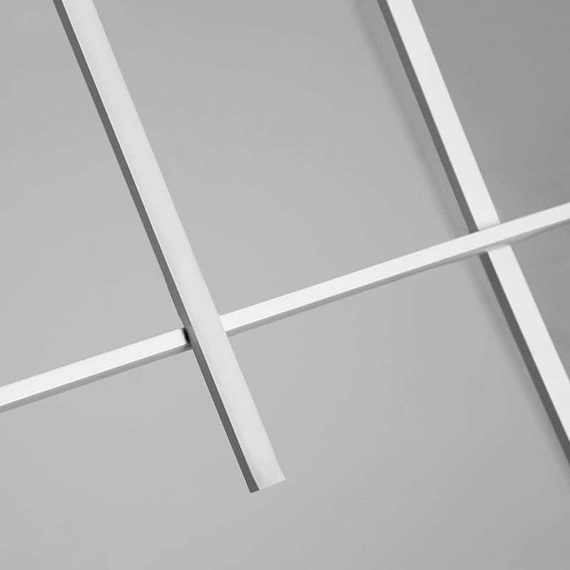 Modern Style LED Pendant Light Long Strip Island Light for Dining Room