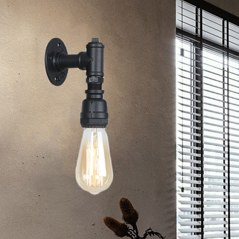 Acqua in metallo Acqua Wall Sconcetto illuminazione a parete in stile industriale lampada montata