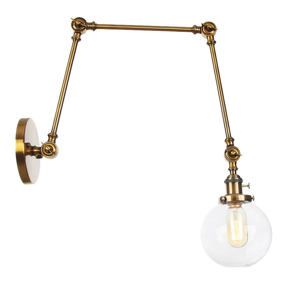 Stile industriale SCONCE MOLTO 1 BUB GLUB MOLTO MONTRO A MONTRIO PER CAMERA PER CAMERA