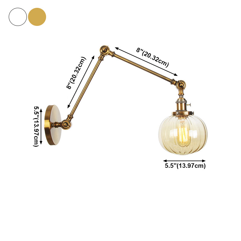 Stile industriale SCONCE MOLTO 1 BUB GLUB MOLTO MONTRO A MONTRIO PER CAMERA PER CAMERA