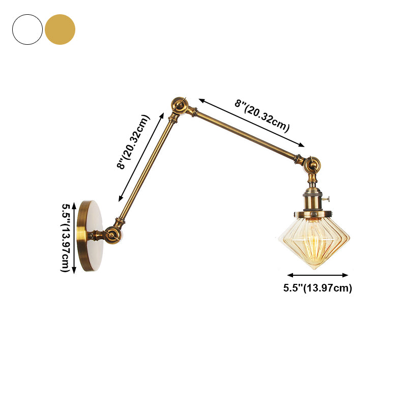 Stile industriale SCONCE MOLTO 1 BUB GLUB MOLTO MONTRO A MONTRIO PER CAMERA PER CAMERA