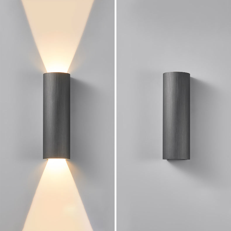 Appliques murales modernes en forme de tube