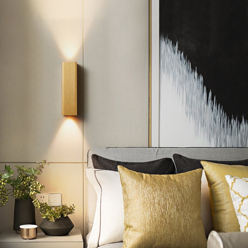 Lámpara de pared de aluminio de aluminio al aire libre moderno minimalismo para el pasillo para el pasillo