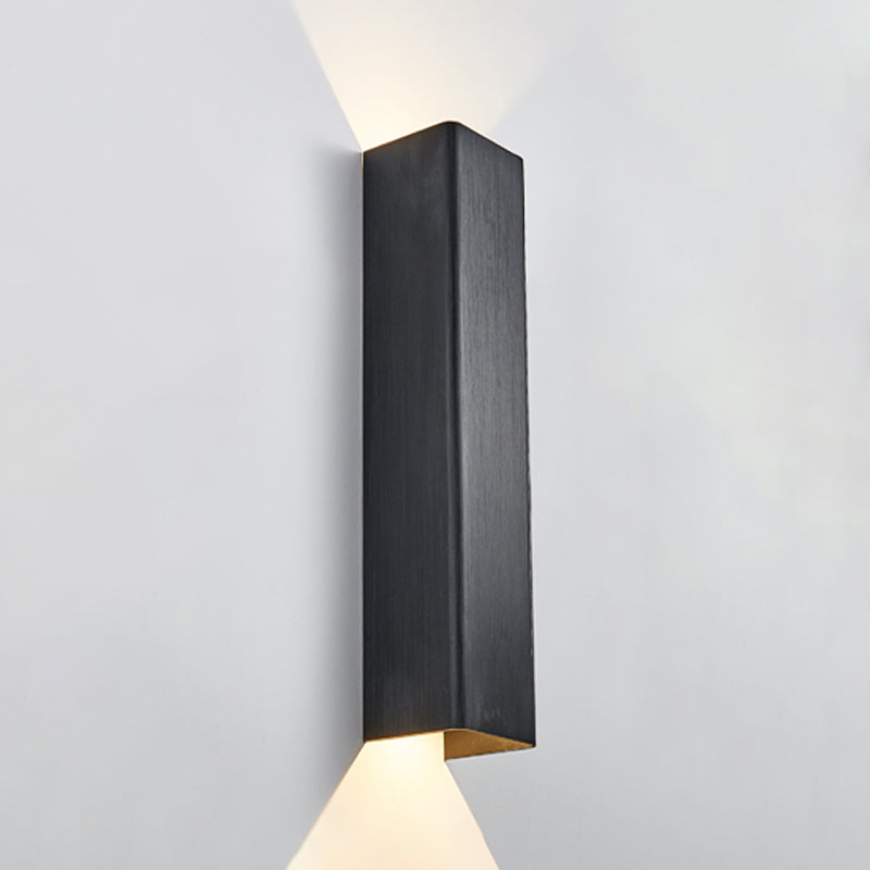 Lámpara de pared de aluminio de aluminio al aire libre moderno minimalismo para el pasillo para el pasillo