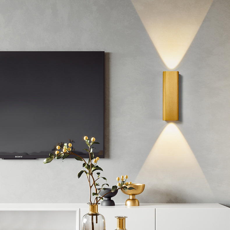 Lámpara de pared de aluminio de aluminio al aire libre moderno minimalismo para el pasillo para el pasillo