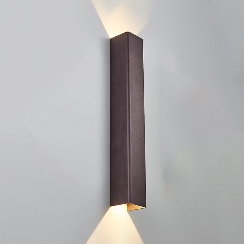 Lámpara de pared de aluminio de aluminio al aire libre moderno minimalismo para el pasillo para el pasillo