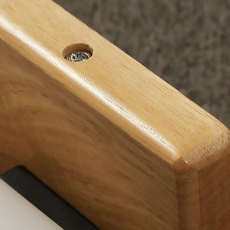 Éclairage de paroi en bois géométrique Appiculture de lumière murale beige minimaliste