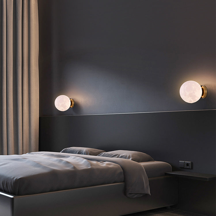 Salon Gold Mur Light Modern Globe One Head Simple Mur Mount Sconce