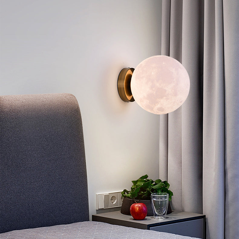 Salon Gold Mur Light Modern Globe One Head Simple Mur Mount Sconce