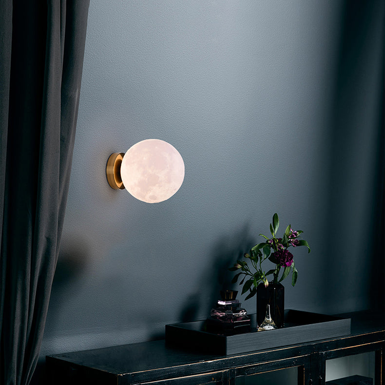 Salon Gold Mur Light Modern Globe One Head Simple Mur Mount Sconce