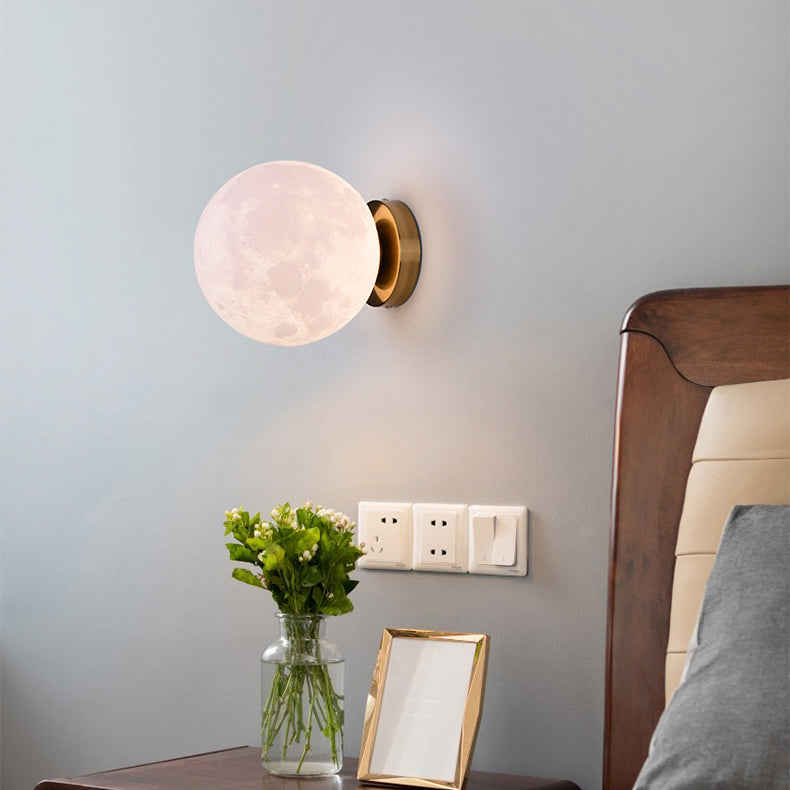 Salon Gold Mur Light Modern Globe One Head Simple Mur Mount Sconce