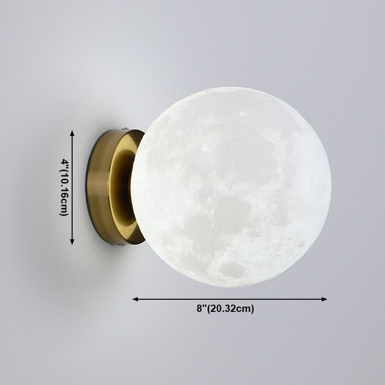 Salon Gold Mur Light Modern Globe One Head Simple Mur Mount Sconce