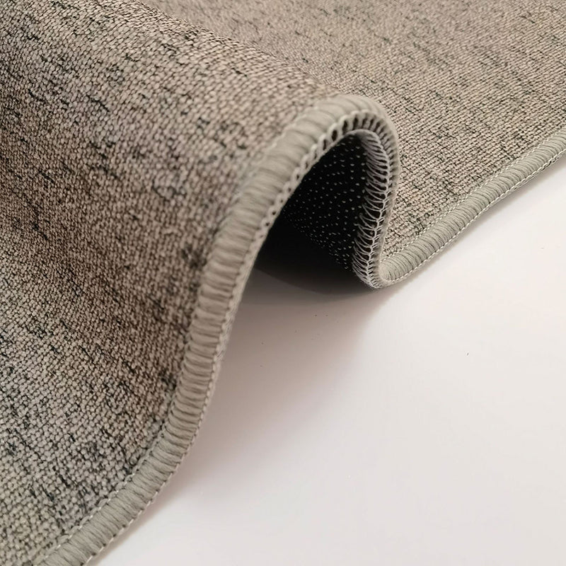 Alfombra de alfombra moderna marrón alfombra de color puro color puro alfombra sin deslizamiento para sala de estar