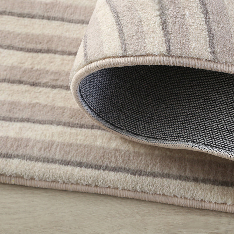 Tapis nordique blanc tapis en grume de couleur polyester