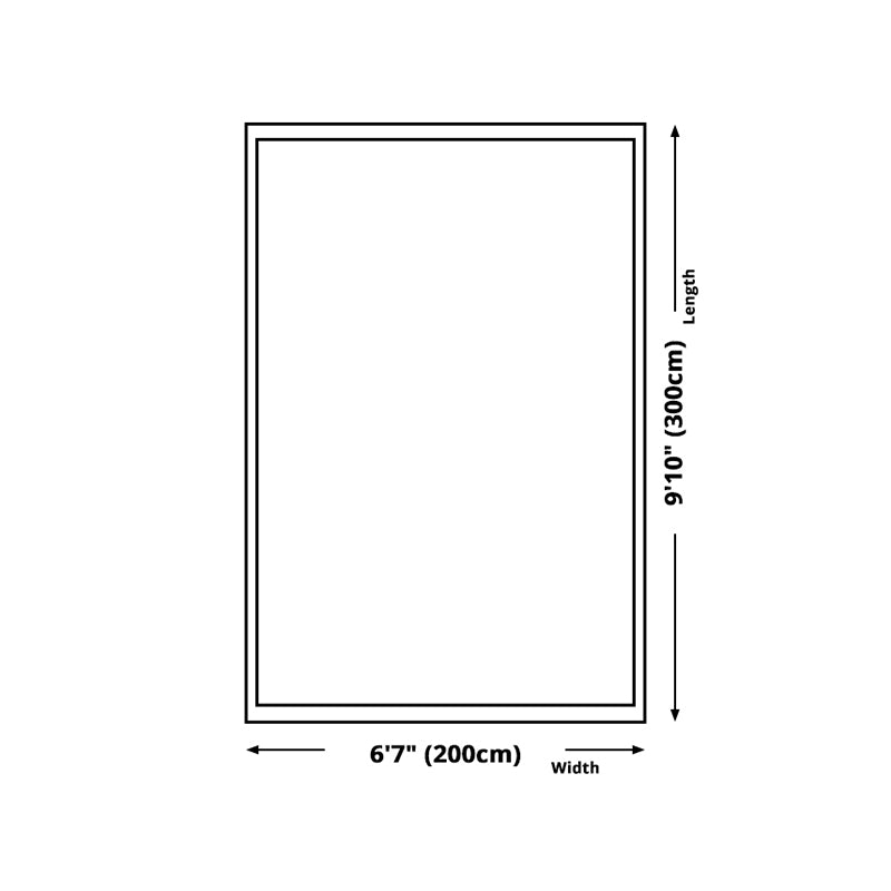 Tapis nordique blanc tapis en grume de couleur polyester