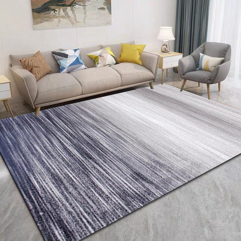 Apricot Abstract Print Rug Polyester Simple Rug Non-Slip Backing Rug for Living Room